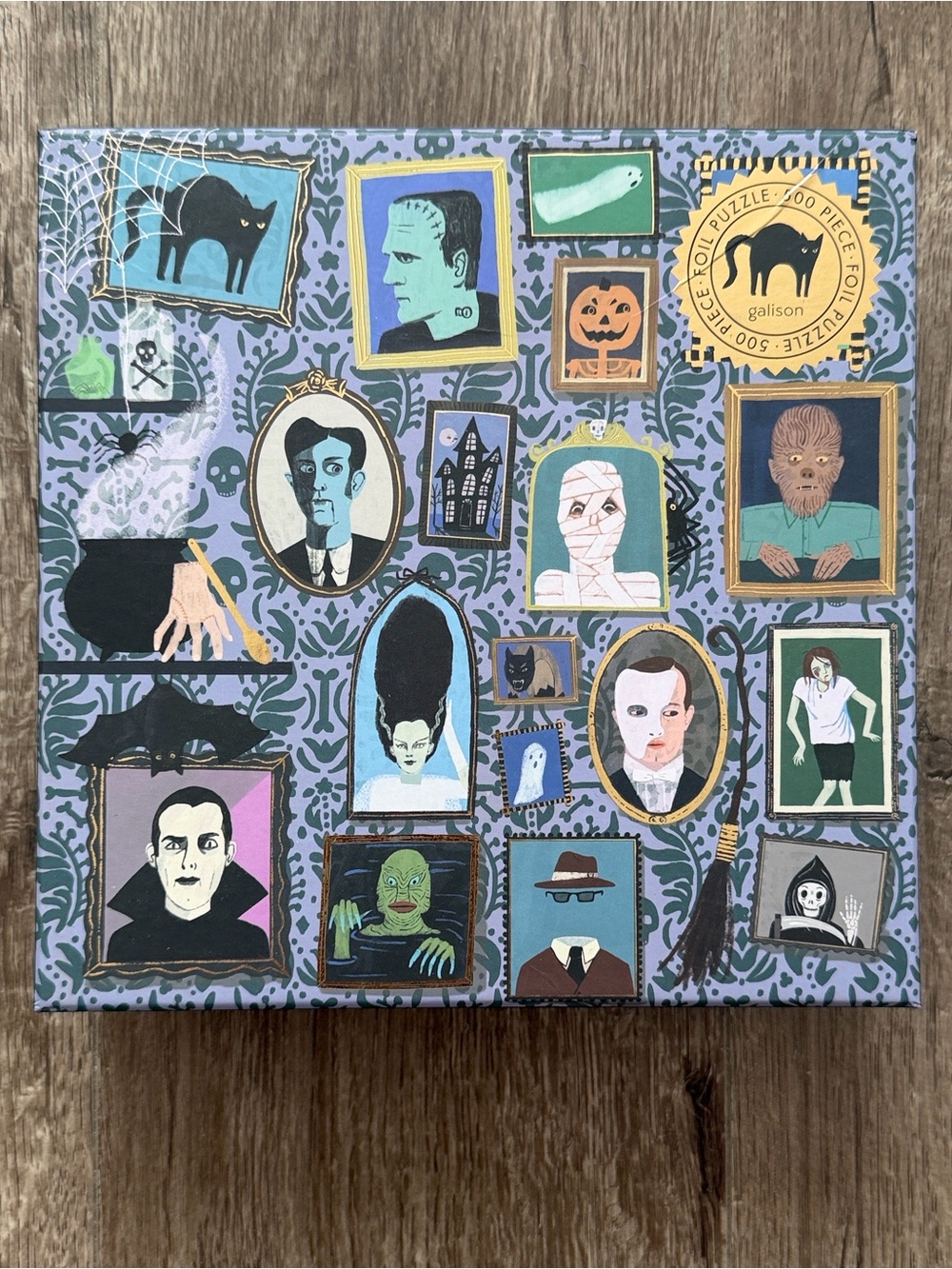Galison Spooky Portraits Puzzle